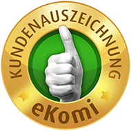 eKomi Kundenauszeichnung Gold