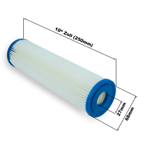 20µ Pleated Filter for 10" Filter Housing