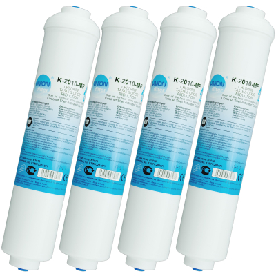 4-er Pack Filter Pack ohne Kopf Ersatzkartusche für WasserfilterUnion 4 Externer Kühlschrankfilter für SbS Kühlschrank