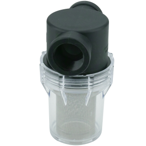Mini Filter Housing (Clear) 3" with 3/4" Connection with Stainless Steel Mesh Filter 40MESH (400µ)